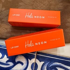 Hola Neon Tinted Lip Oil in Vibrant Orange